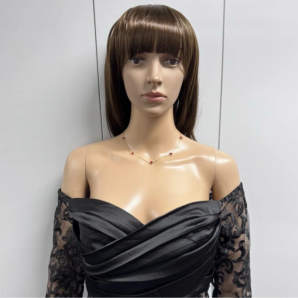 ❤️‍🔥14K/925S CUSTOM RED CARNELIAN CLOVER SET - Picture 3 of 12